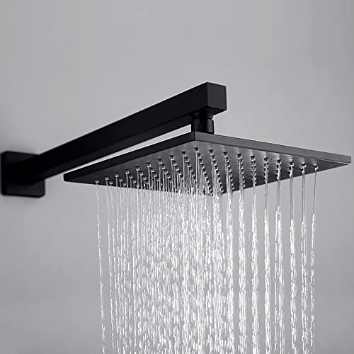 Système de Douche avec Robinet à Valve et Ensemble de Douche à Effet de Pluie Mural - 5