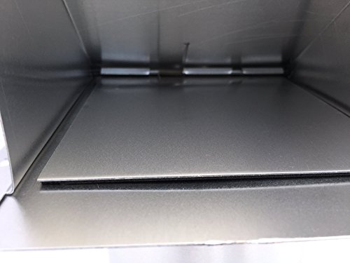 6 Inch Wall Vent Cap - Galvanized Steel With Damper & Screen - Heavy Duty Hooded Metal Caps For Exterior Side Wall Exhaust - Spring Loaded Backdraft Damper By Vent Works #TOP5