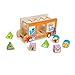Bright Starts Sesame Street Foodie Truck Fun Wooden Shape Sorter Toy, Ages 18-36 months