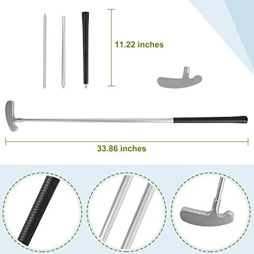 Zzhao Golf Putter, Classic Aluminum Alloy Putter, Junior Children Teens, Suitable For Both Right Handed&Left Handed，Two Sizes, Portable Gift Packag, Great Gift For Kids,22.44 In #TOP5