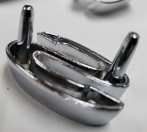 Image of 4Pc 1969-72 Chevelle SS Front Fender Emblems 3D Badge 3953634 Replacement for SS (White)