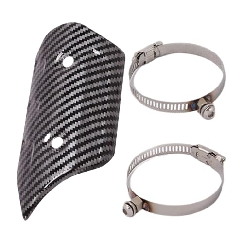 Protector térmico de escape: cubierta de seguridad anticaliente, protector térmico de tuberías, diseño compuesto de múltiples capas, ideal para montar en bicicleta, protección al aire libre, viajes, m