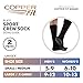 Copper Fit unisex adult Crew Sport - 2 Pack Running Socks, Black, Large-X-Large US