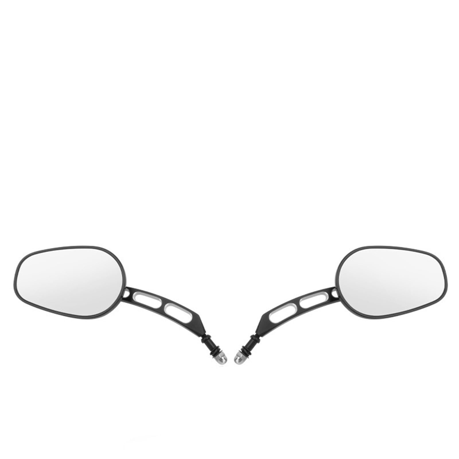 Evite puntos ciegos con el espejo retrovisor lateral negro motocicleta para Road King 883 3