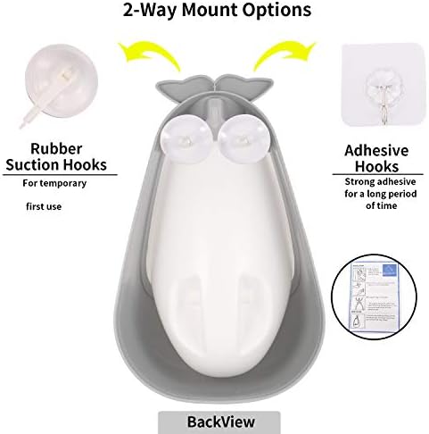 Potty Training Urinal for Boys - Cute Whale Training Urinal/Potty Urinal Pee Trainer Urine(Grey Whale)