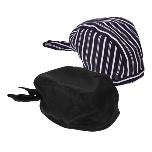 SHERCHPRY 2 Piezas Gorros De Chef Unisex Ajustables para Cocina Estampados Gorro De para Restaurante para Panadería y Parrilla