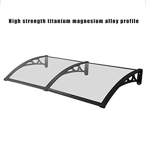 Door Window Awning Canopy Outdoor Cover Door Window Garden Canopy Patio Porch Awning Rain Shelter ，Aluminum Outdoor Patio Canopy, Silent Window Shed, Endurance Pc Board Door Canopy Awning #TOP2