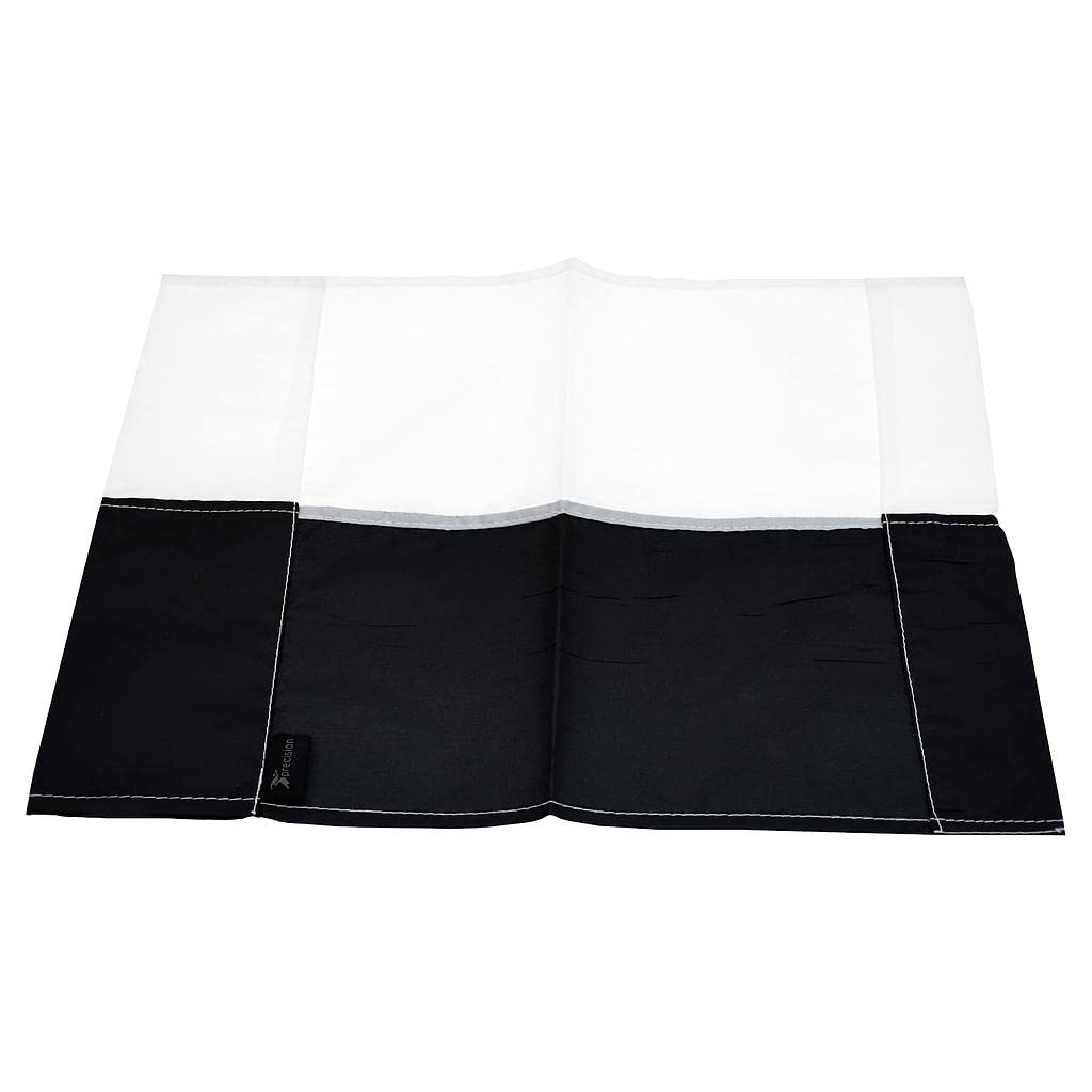 Precision Corner Flag - Black/White - Polyester - Single Corner Flag
