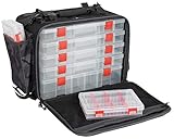 Fox Rage Large Stacker Camo Kunstködertasche, Angeltasche zum Spinnfischen, Tackletasche für Gummifische, Wobbler & Blinker