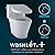 TOTO® WASHLET+® Drake® II 1G® Two-Piece Elongated 1.0 GPF Toilet and WASHLET+® C5 Bidet Seat, Cotton White - MW4543084CUFG#01