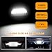 Sbulhia 2 PCS Full LED License Plate Light Tag Lamp Assembly, 6000K Vehicle Rear Plate Lamp Assembly Replacement, Car Tag Light Compatible with Escalade Avalanche Silverado