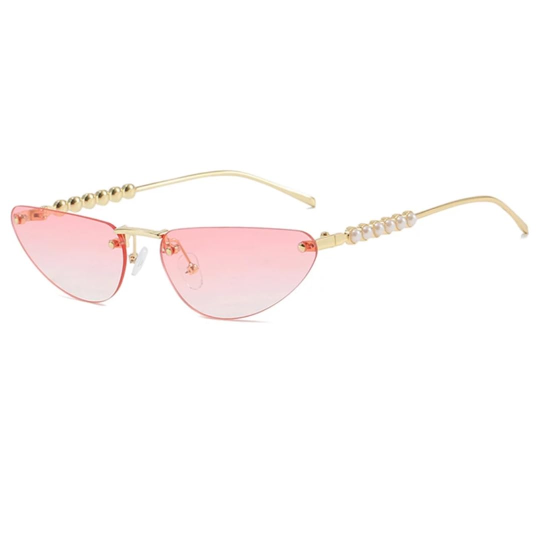 Lunettes de soleil œil de chat protégeant des UV sans marquer le nez - 7