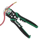 LAOA Wire Stripper Tool, 8-26 AWG Automatic Wire Cutter, Green, Alloy Steel