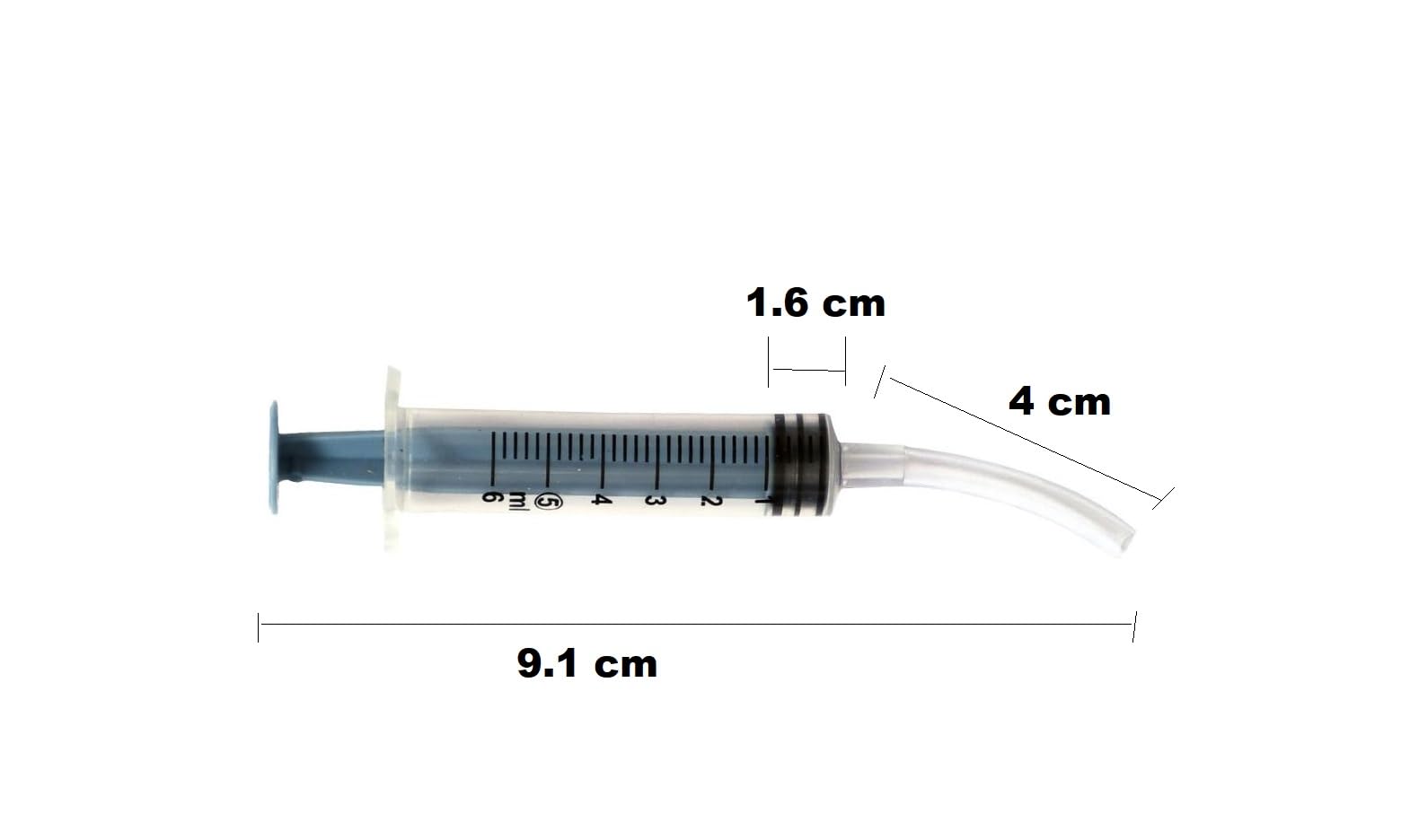 KEAT Bird Feeding Syringe 6ml with Curved Tip | Hand Feeding Tool for Birds, Parrots, Pigeons & Small Pets | Reusable & Easy to Clean Bird Feeder Syringe 2