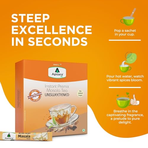 Té instantáneo masala sin azúcar 432 g 36 sachets miniatura 4