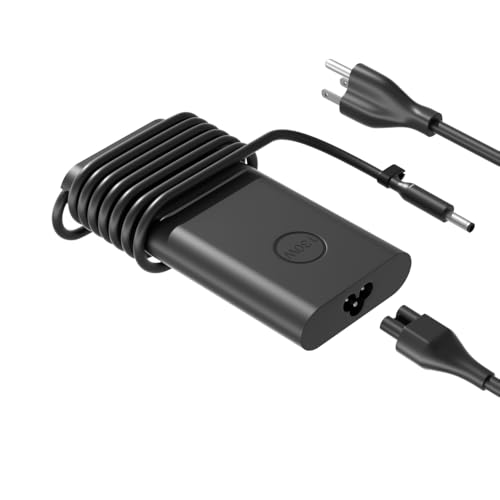 PowerPortnerLink - Cargador para portátil de 130 W, punta de 4,5 mm, compatible con Dell Precision 5540 5530 5520 5510, XPS 15 9570 9560, Inspiron-Plus 16 14 15 17 e Inspiron-or-OptiPlex All-in-ONE