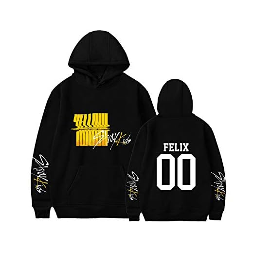Xkpopfans Yellow Wood Pullover Stray Kids Hoodie Woojin Felix Hyunjin Minho Sweatshirt