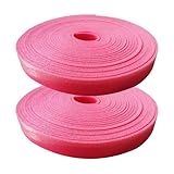 Randdämmstreifen, 2 Stück 25 m Randstreifen für Fußbodenheizung, 50 x 5 mm EPE Randdämmstreifen Selbstklebend, Randdämmung für Ausgleichsmasse für Professionelle Handwerker und DIY-Enthusiasten