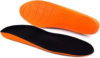 W40 Arc Supported Insoles Comfortable Insoles Comfortable Comfortable Soft Heel Supported Insoles Black 44-46