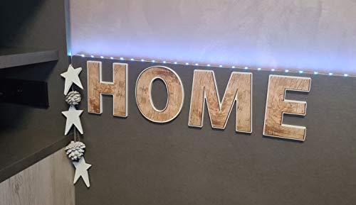 Miniatura 2 de Nivellpublicitari Letras Decorativas En Pvc - Nombre Y Texto Personalizado Para Pared 12 X 16 Cm, Perfil Blanco