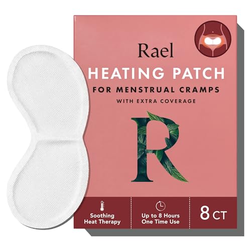 Rael Herbal Heating Patches - Ultra Thin Design Large Size for Extra Coverage All Skin Types (8 Count)