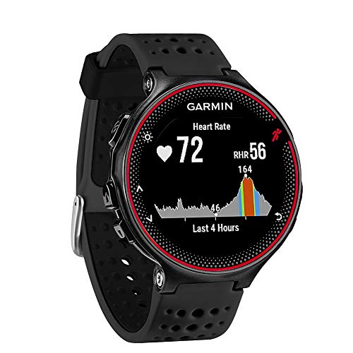 FunBand Correa para Garmin Forerunner 235, Banda de Reemplazo Silicona Suave Sports Pulsera para Garmin Forerunner 235/235 Lite/220/230/620/630/735XT/Approach S20/S5/S6 Smart Watch (Negro)