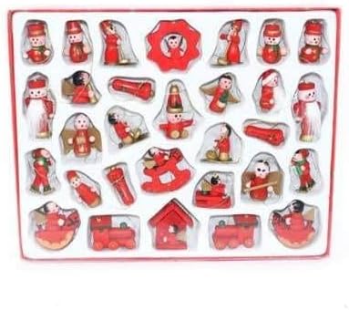 SRL MI006230D Wooden Hangers, 30 Pieces, One Size