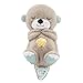Fisher-Price Nutria Hora de Dormir - Peluche Musical - Con Movimiento, Sonidos y Luces Relajantes - Regalo para Bebés de 0+ Meses (FXC66)