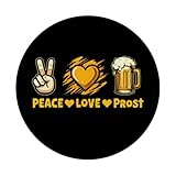 Zoom IMG-2 peace love prost oktoberfest beer