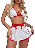 mini nurse berchet Meilleur cadeau : conception de taille égale. Toutes les femmes le méritent ! Le costume de lingerie d'infirmière coquine vous rendra plus mignonne et charmante et laissera un souvenir impérissable.