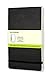 Moleskine Classic Soft Cover Reporter Notebook, Plain, Large (5" x 8.25") Black - Soft Cover Notebook for Writing, Sketching, Journals