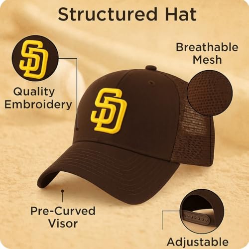 Gorra Trucker Brown MVP Ajustable San Diego miniatura 5