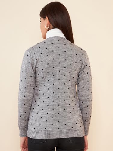 Image of Pivl Womens Winter Season Round Neck Full Sleeves Sweater /Cardigan