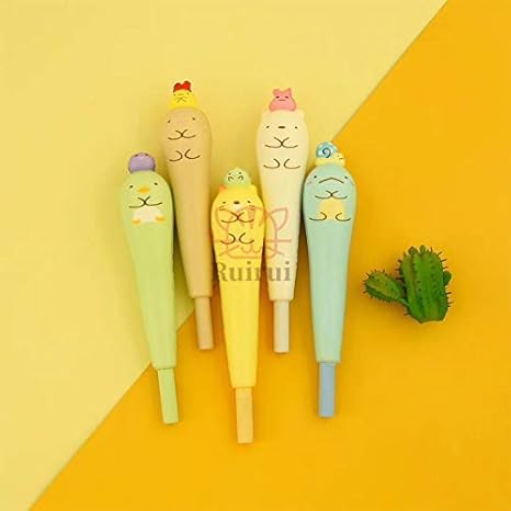 Amazon すみっコぐらし ベントペンリラクゼーションペン もちもちペン 癒し系 スクイーズペン 減圧グッズ 可愛い リラックスペン 面白い ストレッチペン 低反発 ジェルペン 柔らかい ストレス解消道具 スポンジ おもちゃ ソフト 脳トレ クリエイティブ 教育 子供 大人