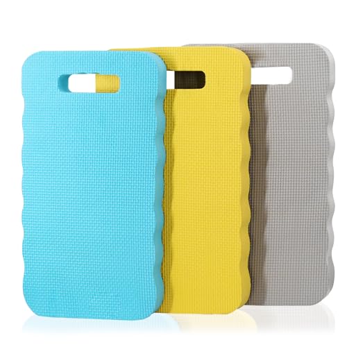 Altdorff Garden Kneeling Pad 3pcs, Extra Wider 8.66“, Kneeling Mat Waterproof with Bright Color Tone, Knee Pads for Gardening, Yoga, House Clean, Repair Work