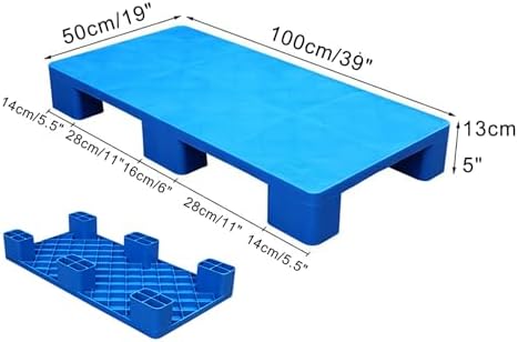 Lightweight Waterproof Plastic Pallet - Nestable, Durable Storage Pad for Warehouse & Supermarket - 13cm/5in Wear-Resistant Transport Solution