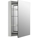 Kohler 540483 Catalan Medicine Cabinet, Satin Anodized Aluminum