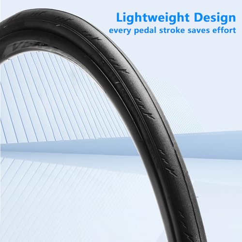 2Pcs 700x25c Tire, Road Bike Tires 700 x 25c & Inner Tubes