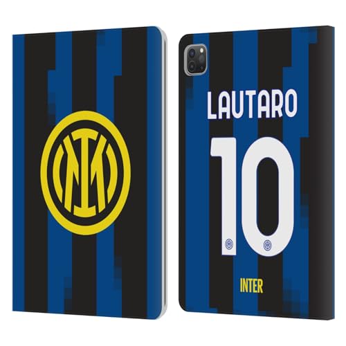 Head Case Designs Officially Licensed Inter Milan Lautaro Martínez 2023/24 Players Home Kit Leather Book Wallet Case Cover Compatible with Apple iPad Pro 11 2020/2021 / 2022