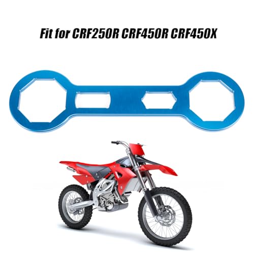 Image of Joyzan Fork Cap Wrench, Aluminum Alloy Motorcycle Front Forks Removing Rebuild Dirt Bike Repair Tool Dual Chamber Removal Tire Change Spanner Motor Shock Absorber 46mm 50mm CRF250R CRF450R CRF450X
