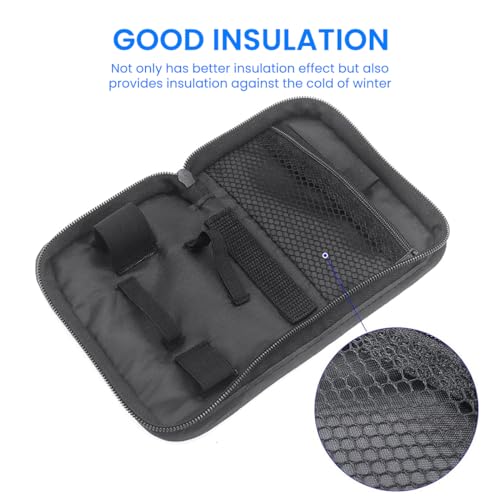 Image of HANNEA Travel Glucose Meter Storage Bag, Zipper Pouch Insulin Storage Bag Travelling Oxford Cloth Gadget Organizer Insulin Storage Case Portable Travelling Accessories Travel Organizer.
