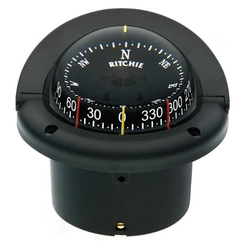 Compass, Flush Mount, 3.75 Combi, Black