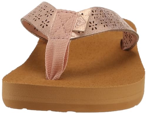 Roxy Girl's Porto Motif Flip Flop Sandal2