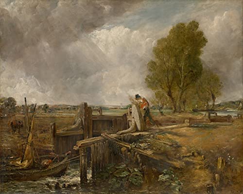 Pinturas famosas cuadro de John Constable lienzo clásico lienzo vintage decorativo 60x90