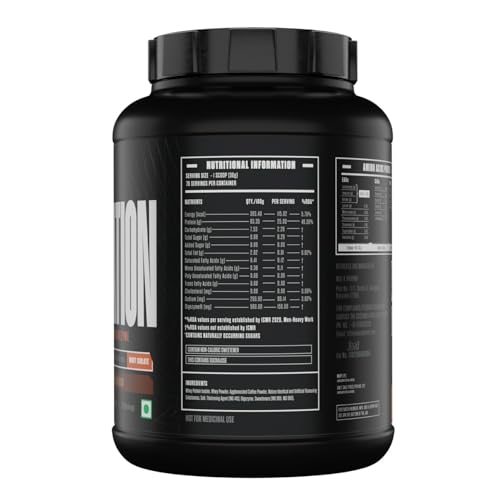 Image of The Isolation Pure Whey Isolate With Digestive Enzymes | 25g Protein | 5.6g BCAAs | 150mg Digestive Enzyme | Zero Added Sugar | Whey Isolate (2.27 Kg, Caffe Latte)