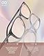 Bloomoak FL Rose Tinted Migräne Brille, Blaulichtfilter für Damen, Lichtempfindlichkeit Linderung für Fluoreszierende LED-Blende, Photophobie, Augenbelastung | Kleines Gesicht
