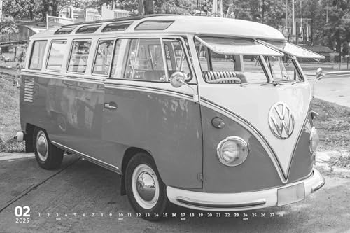 arti promotion, VW Classic Calendar 2025 Wall Calendar, 49.5 x 33 cm, Calendar with Classics from VW History - Image 3