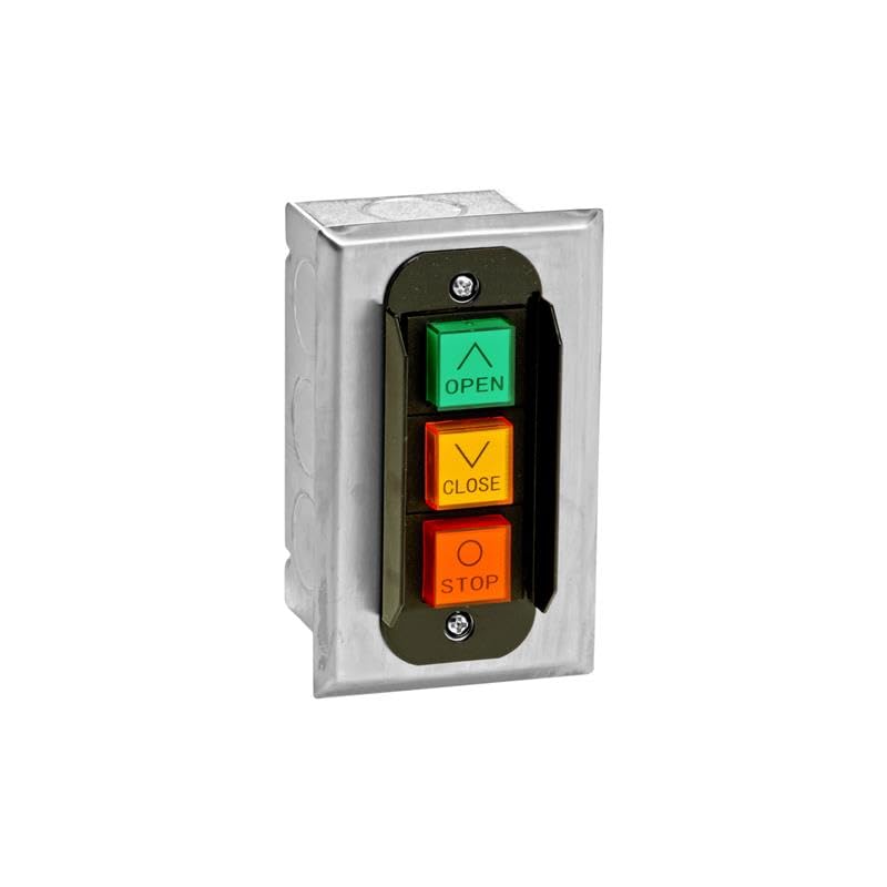 MMTC PBC-3 Nema 1Three Button Interior Flush Mount Control Station Momentary