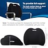 QUTOOL Lumbar Support Pillow & Seat Cushion - Office Chair Pillow -Car Seat Cushion-Adjustable Strap and Washable Cover