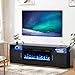 BREEZEHEAT Electric Fireplace TV Stand with 36 inch Fireplace Up to 80